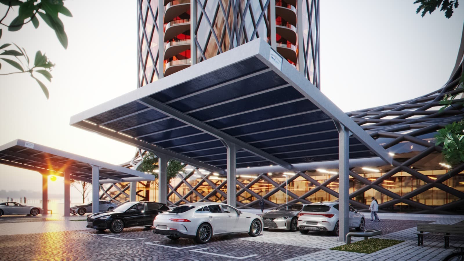 Denver Corporate Campus — Summit solar carport in Denver, CO