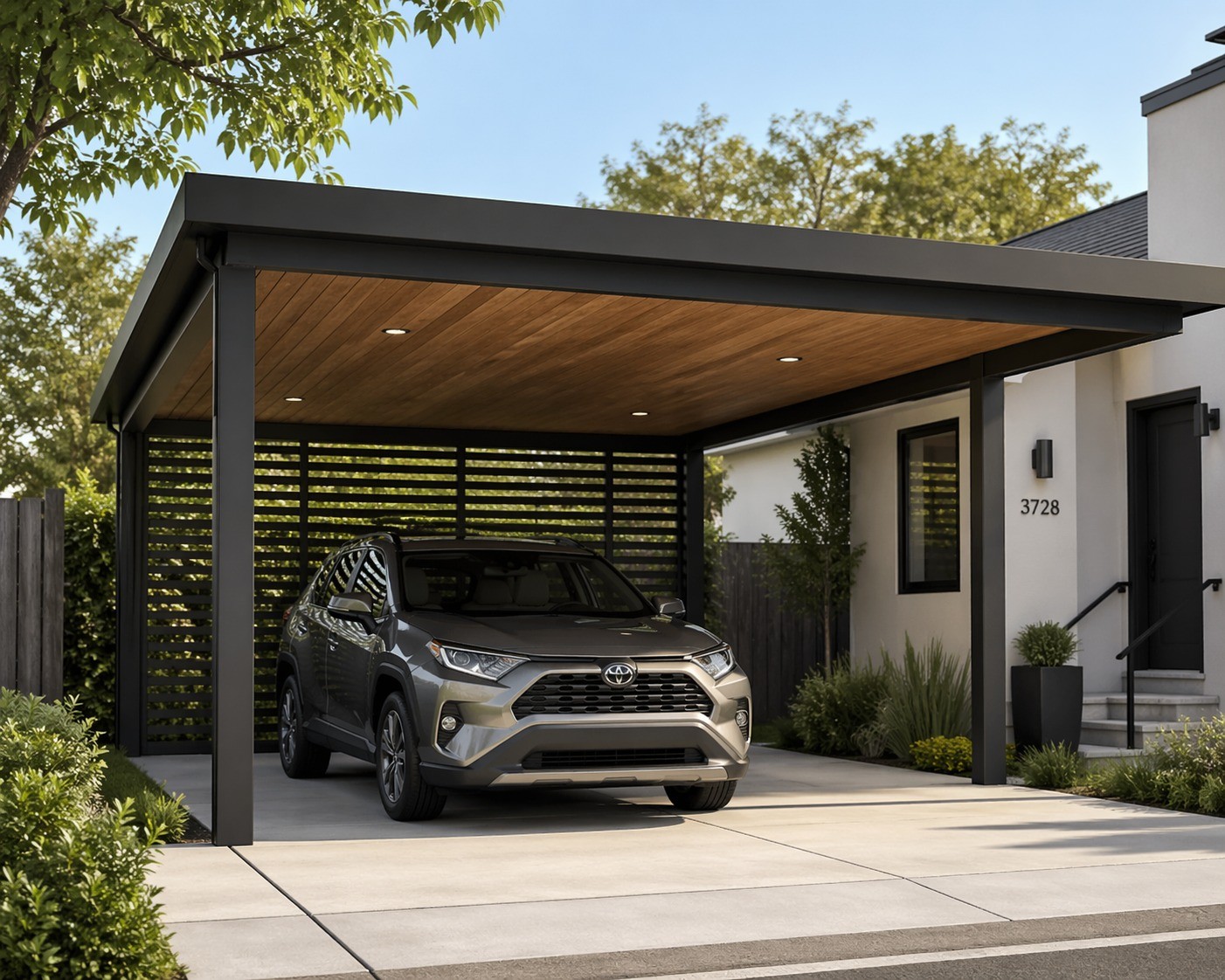 Cove Undecorated solar carport